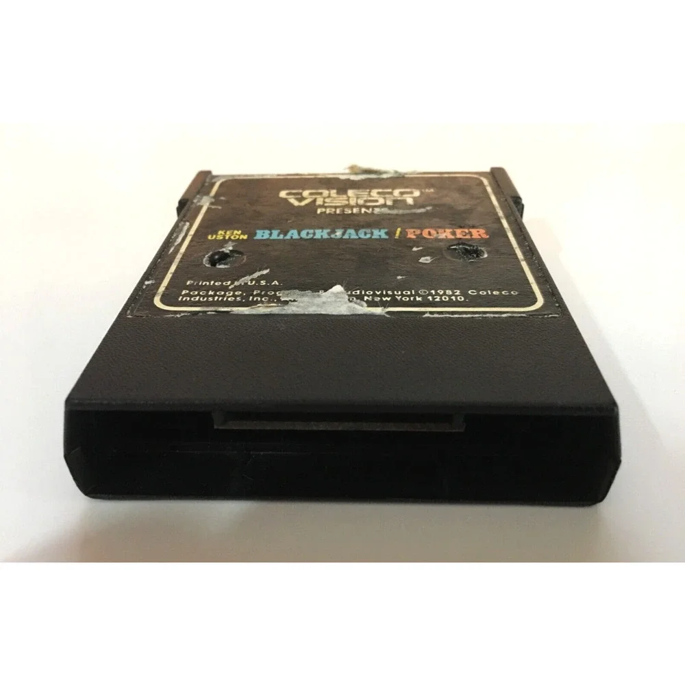 Ken Uston Blackjack-Poker (Colecovision, 1982) Cartridge - Tested - US Seller